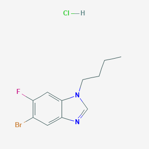 5-Bromo-1-butyl-6-fluoro-1H-benzimidazole HydrochlorideͼƬ