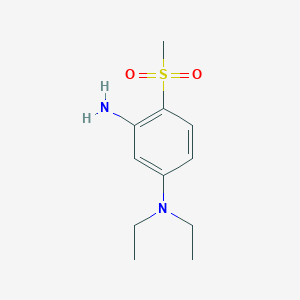 N1,N1-Diethyl-4-(methylsulfonyl)-1,3-benzenediamineͼƬ