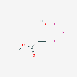 methyl3-hydroxy-3-(trifluoromethyl)cyclobutane-1-carboxylateͼƬ