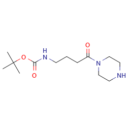 tert-butylN-[4-oxo-4-(piperazin-1-yl)butyl]carbamateͼƬ