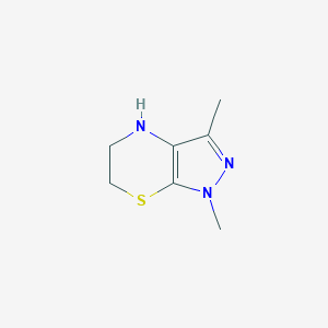 1,3-dimethyl-1H,4H,5H,6H-pyrazolo[3,4-b][1,4]thiazineͼƬ