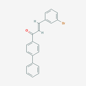 (2E)-1-{[1,1'-biphenyl]-4-yl}-3-(3-bromophenyl)prop-2-en-1-oneͼƬ