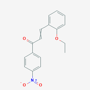 (2E)-3-(2-ethoxyphenyl)-1-(4-nitrophenyl)prop-2-en-1-oneͼƬ