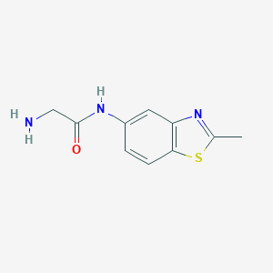 N-(2-methyl-1,3-benzothiazol-5-yl)glycinamideͼƬ