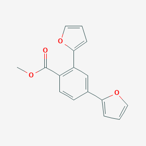 Methyl 2,4-bis(furan-2-yl)benzoateͼƬ