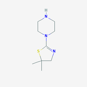 5,5-Dimethyl-2-(piperazin-1-yl)-4,5-dihydrothiazoleͼƬ