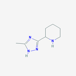 2-(3-Methyl-1H-1,2,4-triazol-5-yl)piperidineͼƬ