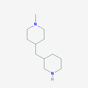 1-methyl-4-(piperidin-3-ylmethyl)piperidineͼƬ