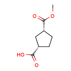 (1S,3R)-3-(methoxycarbonyl)cyclopentane-1-carboxylicacidͼƬ