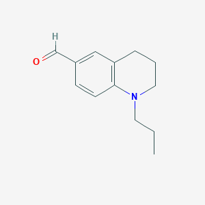 1-propyl-1,2,3,4-tetrahydroquinoline-6-carbaldehydeͼƬ