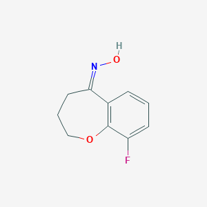 N-(9-fluoro-2,3,4,5-tetrahydro-1-benzoxepin-5-ylidene)hydroxylamineͼƬ