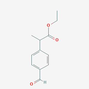 rac 2-(4-Formylphenyl)propionic Acid Ethyl EsterͼƬ