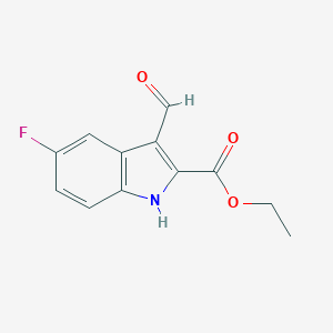 Ethyl 5-Fluoro-3-formyl-1H-indole-2-carboxylateͼƬ