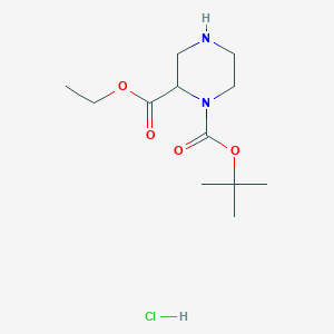 Ethyl 1-Boc-Piperazine-2-Carboxylate Hydrochloride SaltͼƬ