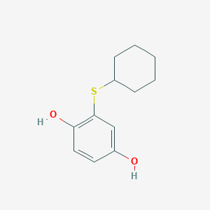 2-(Cyclohexylsulfanyl)benzene-1,4-diolͼƬ