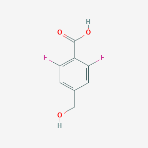 2,6-DIFLUORO-4-(HYDROXYMETHYL)BENZOIC ACIDͼƬ