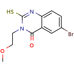 6-bromo-3-(2-methoxyethyl)-2-sulfanyl-3,4-dihydroquinazolin-4-oneͼƬ