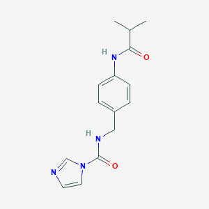 N-{[4-(2-Methylpropanamido)phenyl]methyl}-1H-imidazole-1-carboxamideͼƬ