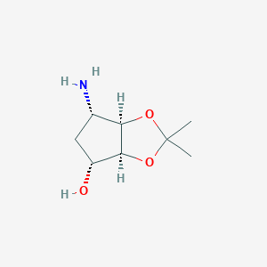 (3aS,4R,6S,6aR)-6-amino-2,2-dimethyl-hexahydrocyclopenta[d][1,3]dioxol-4-olͼƬ