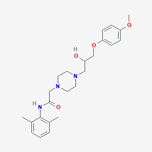 N-(2,6-Dimethylphenyl)-4-[2-hydroxy-3-(4-methoxyphenoxy)propyl]-1-piperazineacetamideͼƬ