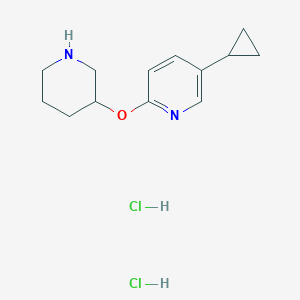 5-Cyclopropyl-2-(Piperidin-3-Yloxy)Pyridine DihydrochlorideͼƬ