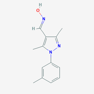 3,5-Dimethyl-1-(3-methylphenyl)-1H-pyrazole-4-carbaldehyde oximeͼƬ