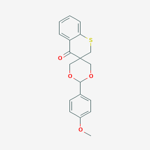 3,3-Bis(hydroxymethyl)-2,3-dihydro-4H-thiochromen-4-one 4-methoxybenzaldehyde acetalͼƬ