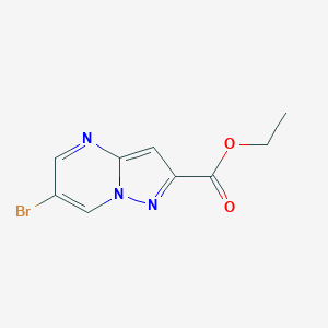 Ethyl 6-bromopyrazolo[1,5-a]pyrimidine-2-carboxylateͼƬ