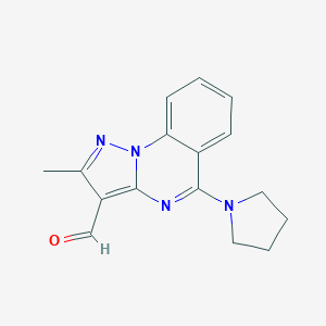 2-Methyl-5-(pyrrolidin-1-yl)pyrazolo[1,5-a]quinazoline-3-carbaldehydeͼƬ