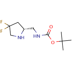 Tert-butylN-{[(2R)-4,4-difluoropyrrolidin-2-yl]methyl}carbamateͼƬ