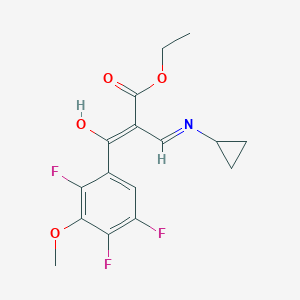 2-(2,4,5-Trifluoro-3-methoxybenzoyl)-3-cyclopropylaminoacrylic Acid Ethyl EsterͼƬ