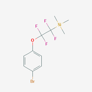 (2-(4-bromophenoxy)-1,1,2,2-tetrafluoroethyl)trimethylsilaneͼƬ