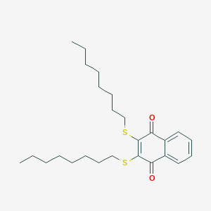 2,3-Bis(n-octylthio)-1,4-naphthalenedioneͼƬ