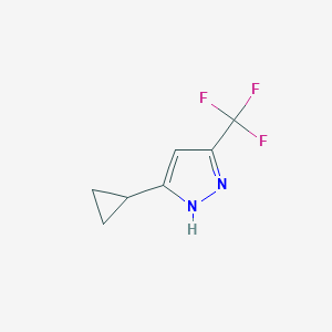 5-Cyclopropyl-3-trifluoromethyl-1H-pyrazoleͼƬ