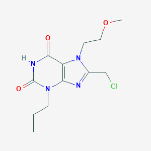 8-(Chloromethyl)-7-(2-methoxyethyl)-3-propyl-2,3,6,7-tetrahydro-1H-purine-2,6-dioneͼƬ