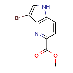 methyl3-bromo-1H-pyrrolo[3,2-b]pyridine-5-carboxylateͼƬ