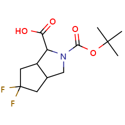 2-[(tert-butoxy)carbonyl]-5,5-difluoro-octahydrocyclopenta[c]pyrrole-1-carboxylicacidͼƬ