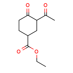 Cyclohexanecarboxylicacid,3-acetyl-4-oxo-,ethylesterͼƬ