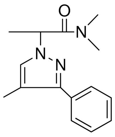 N,N-dimethyl-2-(4-methyl-3-phenyl-1H-pyrazol-1-yl)propanamide