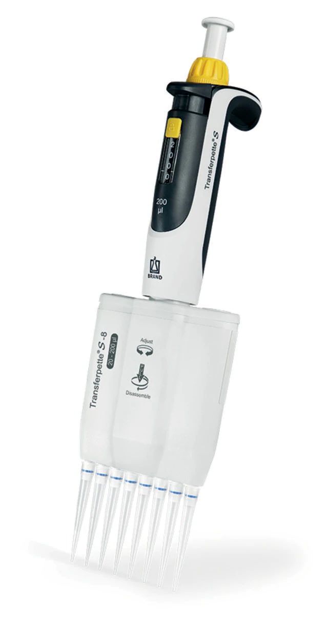 BRAND<sup>?</sup> Transferpette<sup>?</sup> S Multichannel Pipette