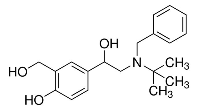 4-[2-[Benzyl(<i>tert</i>-butyl)amino]-1-hydroxyethyl]-2-(hydroxymethyl)phenol