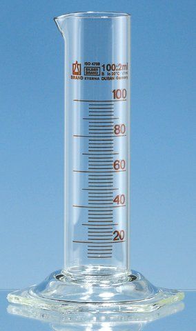 BRAND<sup>®</sup> SILBERBRAND ETERNA measuring cylinder, low-form