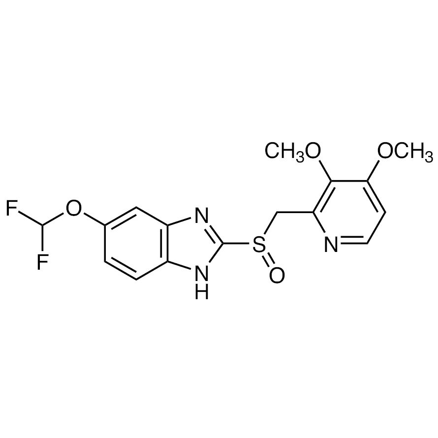 5-(Difluoromethoxy)-2-[[(3,4-dimethoxy-2-pyridinyl)methyl]sulfinyl]-1H-benzimidazole