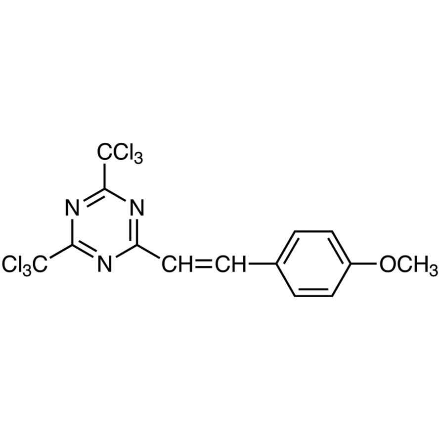 2-(4-Methoxystyryl)-4,6-bis(trichloromethyl)-1,3,5-triazine