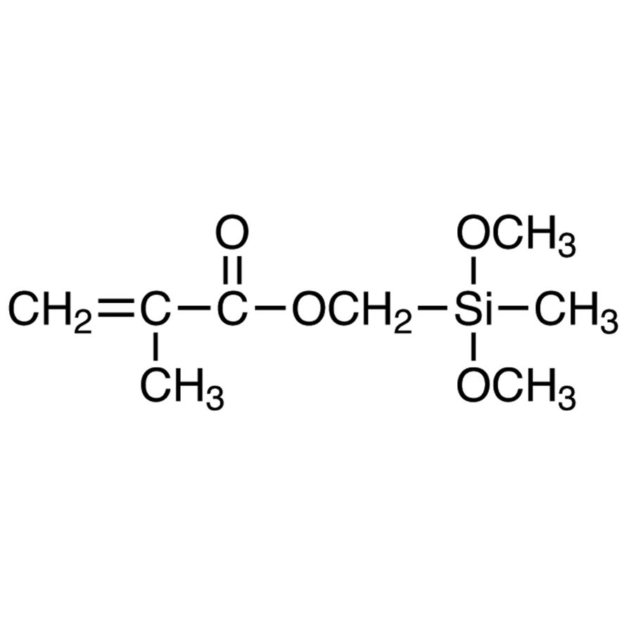 [Dimethoxy(methyl)silyl]methyl Methacrylate (stabilized with BHT)