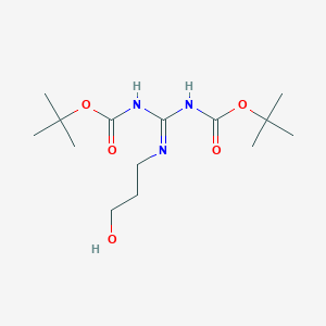 3-[2,3-Bis(tert-butoxycarbonyl)guanidino]propanolͼƬ