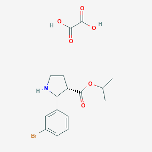 Isopropyl(3S)-2-(3-Bromophenyl)-3-pyrrolidinecarboxylate OxalateͼƬ