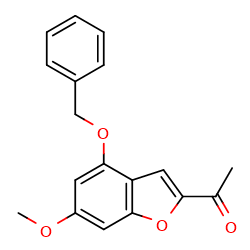 1-[4-(benzyloxy)-6-methoxy-1-benzofuran-2-yl]ethan-1-oneͼƬ