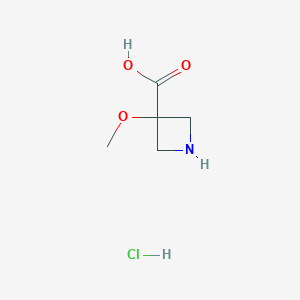 3-Methoxyazetidine-3-carboxylicacidhydrochlorideͼƬ