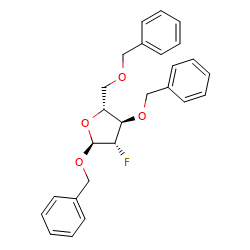 (2S,3S,4R,5R)-2,4-bis(benzyloxy)-5-[(benzyloxy)methyl]-3-fluorooxolaneͼƬ